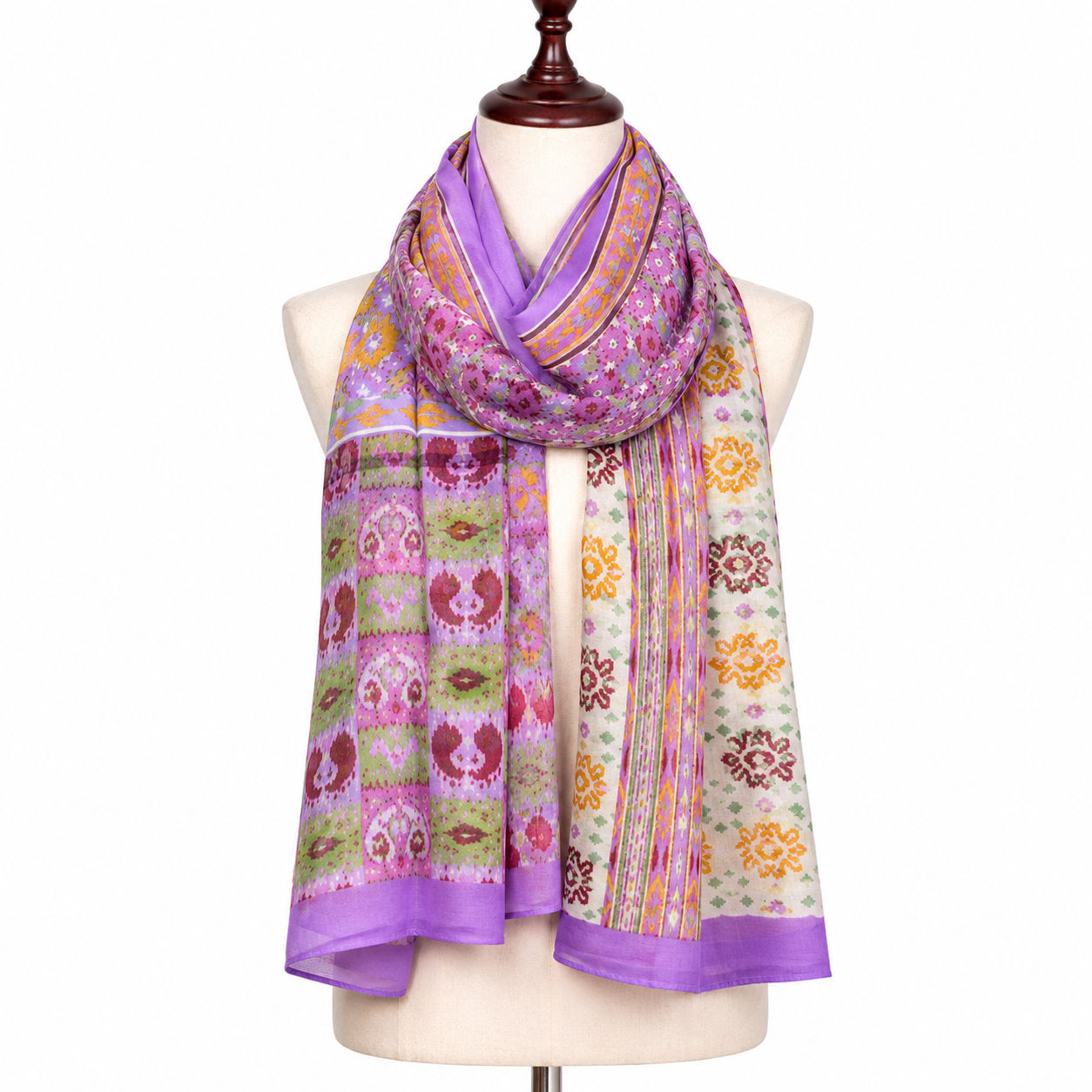 Digital Print Wool Scarf/Shawl 270